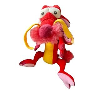 VTG Y2K Disney Mushu Mulan Disney On Ice Stuffed Animal Toy 9"